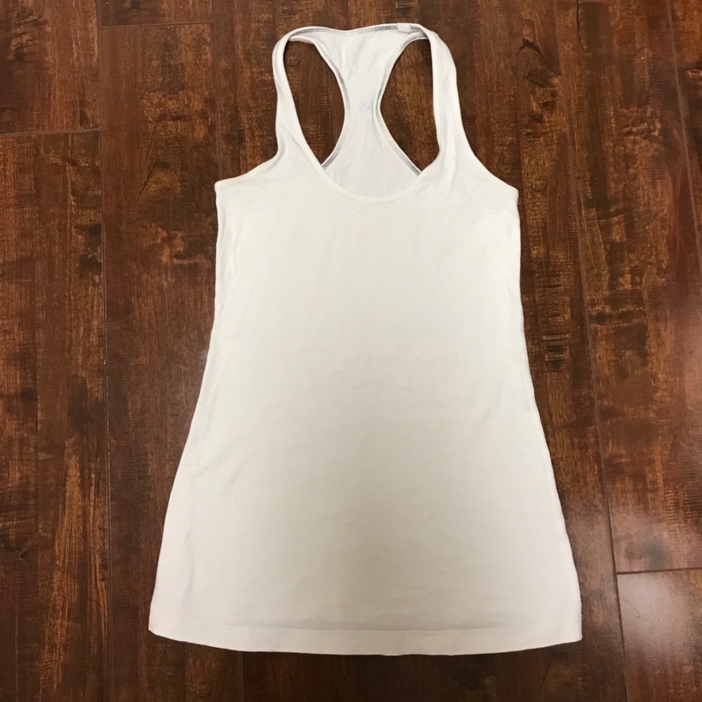 White Lululemon tank size 4